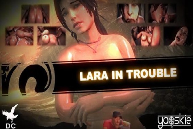 歐美3D同人動畫　Lara In Trouble