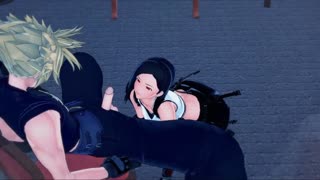 Cloud gets his dick sucked， then fucks Tifa upstairs. Final