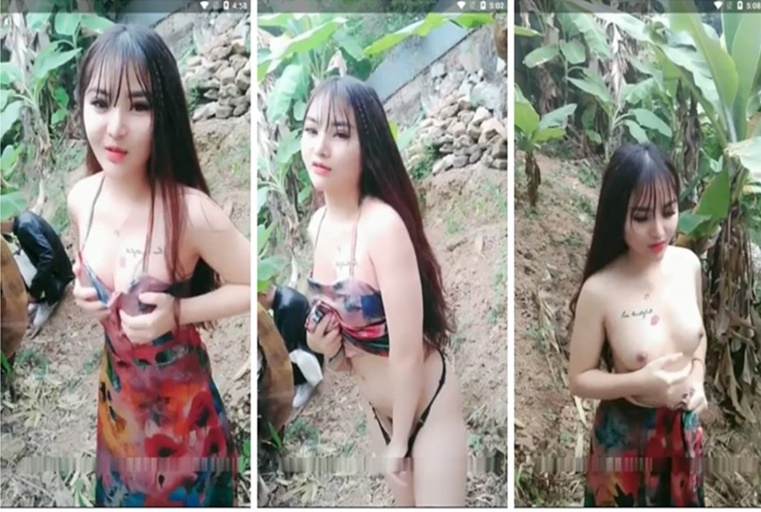 明星顏值越南美女被男主播和土豪胖粉絲約到香蕉林野戰妹子中文說得很溜據說給錢就能約啪
